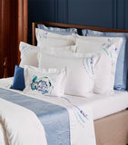 Yves Delorme Abysses king Oxford pillowcase pair 50cm x 90cm (British brand)
