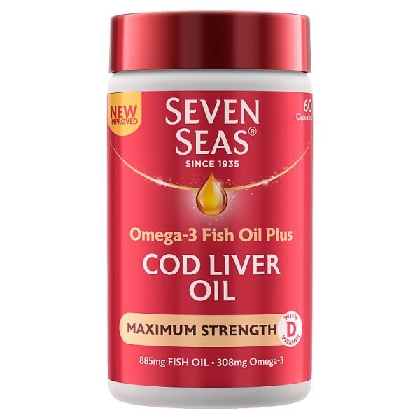 Seven Seas Cod Liver Oil Max Strength Omega-3