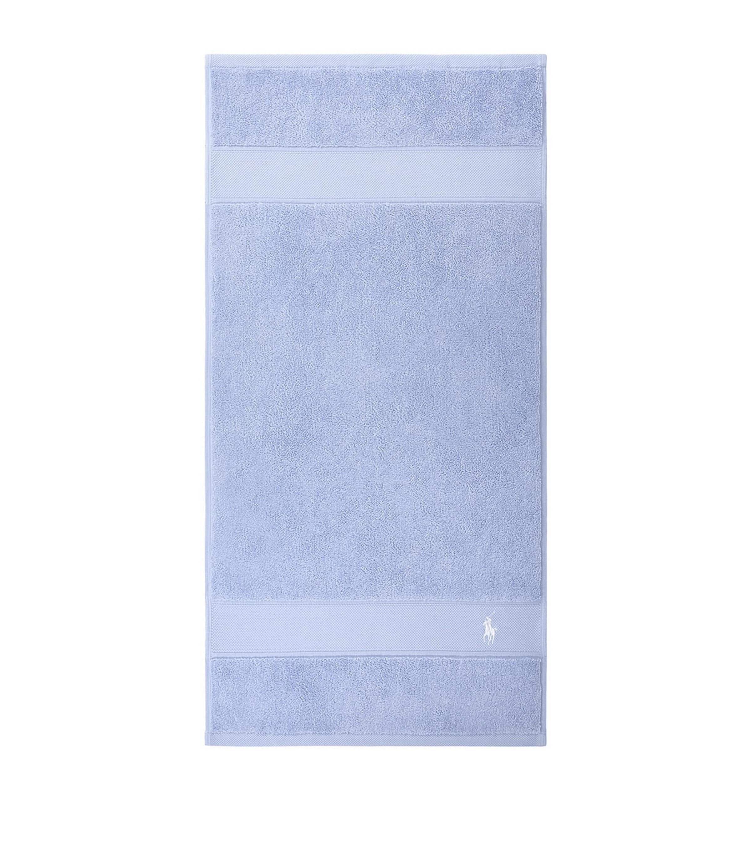 Ralph Lauren Polo Player Guest Towel 40cm x 75cm, imported from the UK