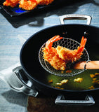 Le Creuset toughened non-stick wok 32cm, UK version