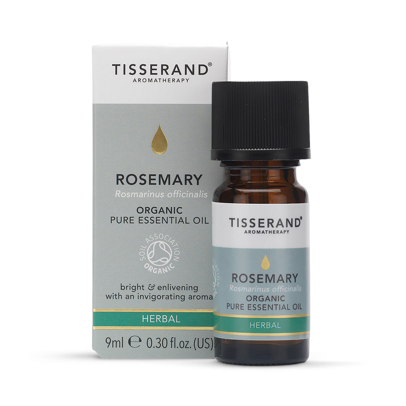 Tisserand Rosemary Organic Pure Essential Oil 9ml (British brand)