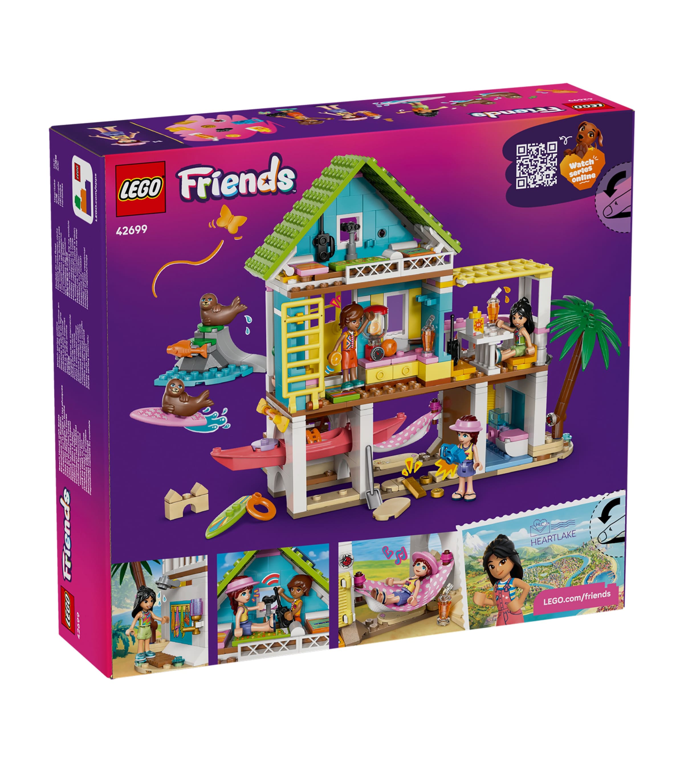 LEGO Friends Beach House with Seals toy, UK version