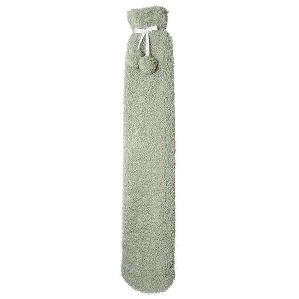 Aroma Home hot water bottle mint teddy boucle, imported from the UK