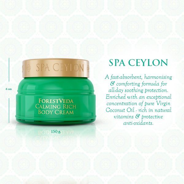 SPA CEYLON ForestVeda soothing calming balm 25g, imported from the UK