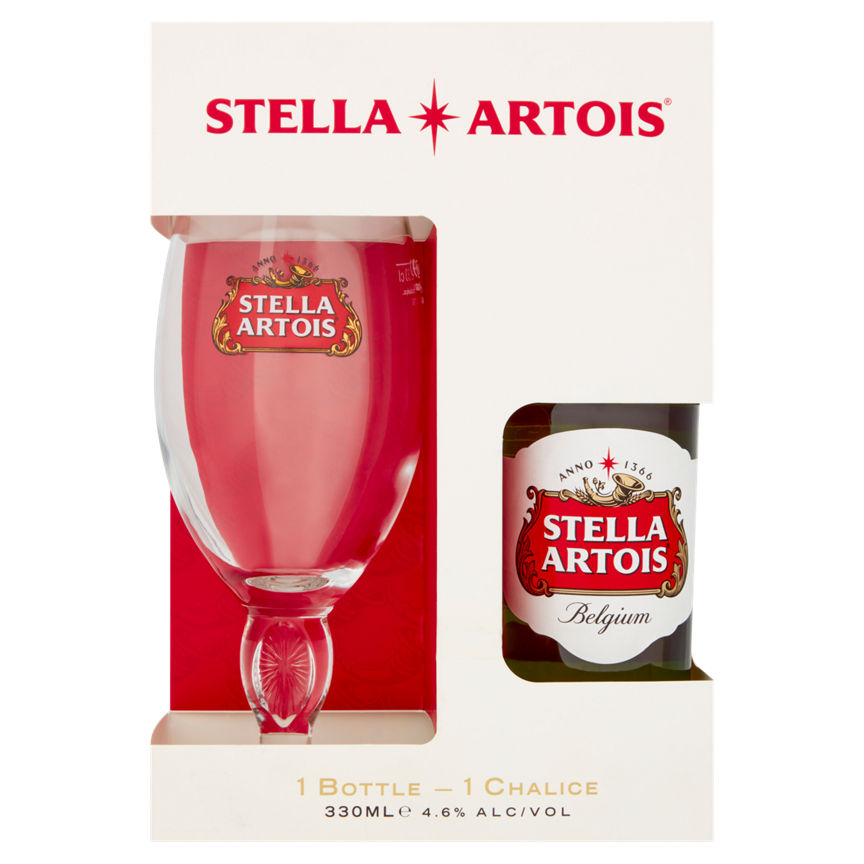 Stella Artois Premium Lager & Chalice Gift Pack