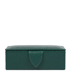 Panama Leather Cufflink Box