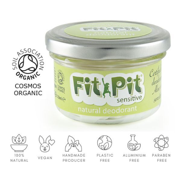 Fit Pit Natural Deodorant Sensitive Skin Organic 100ml GOODS Superdrug   