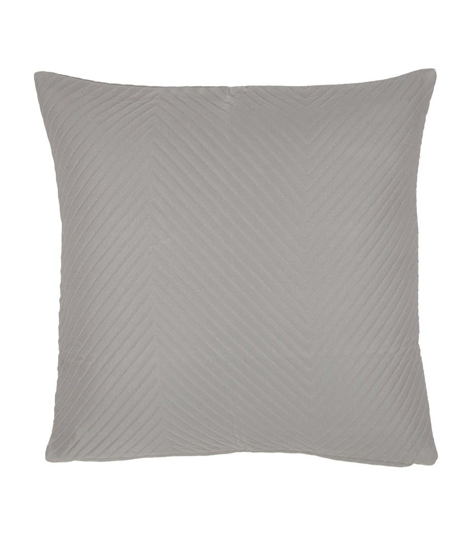 Frette Herringbone cushion cover 65cm x 65cm, imported from the UK