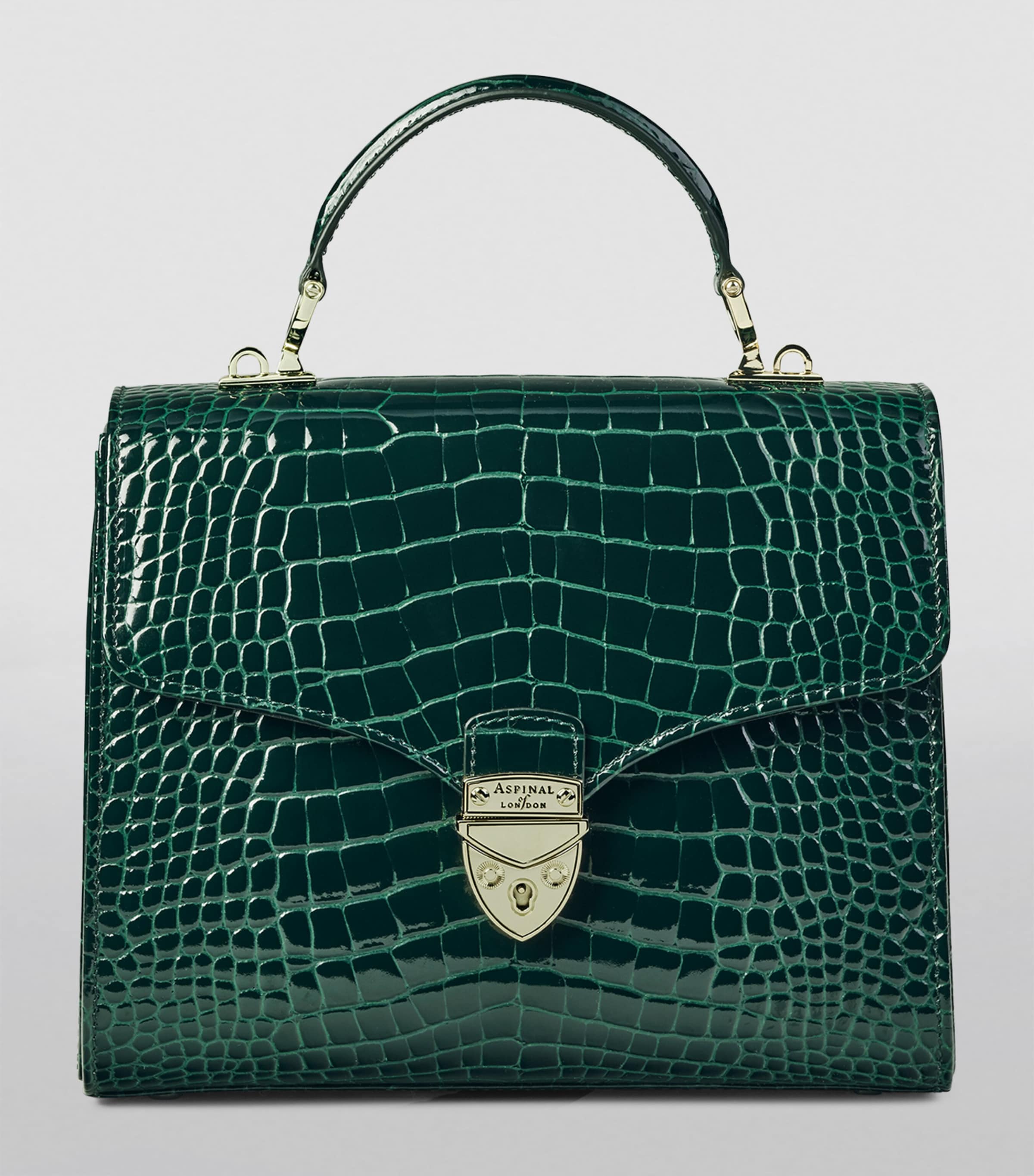 Aspinal of London Mayfair top-handle bag Italian leather (British brand)