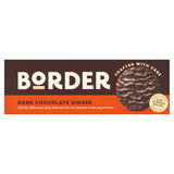 Border Dark Chocolate & Ginger Biscuits 150g Chocolate biscuits Sainsburys   