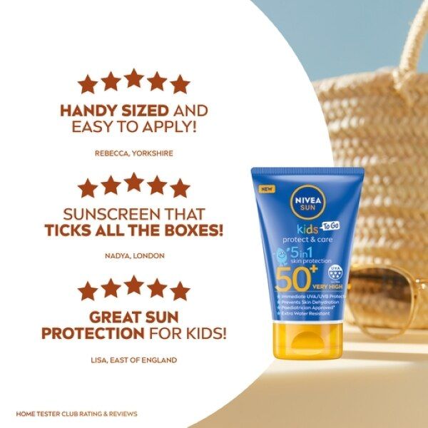 Nivea Sun Kids Protect & Care Lotion To-Go Spf 50+ 50Ml