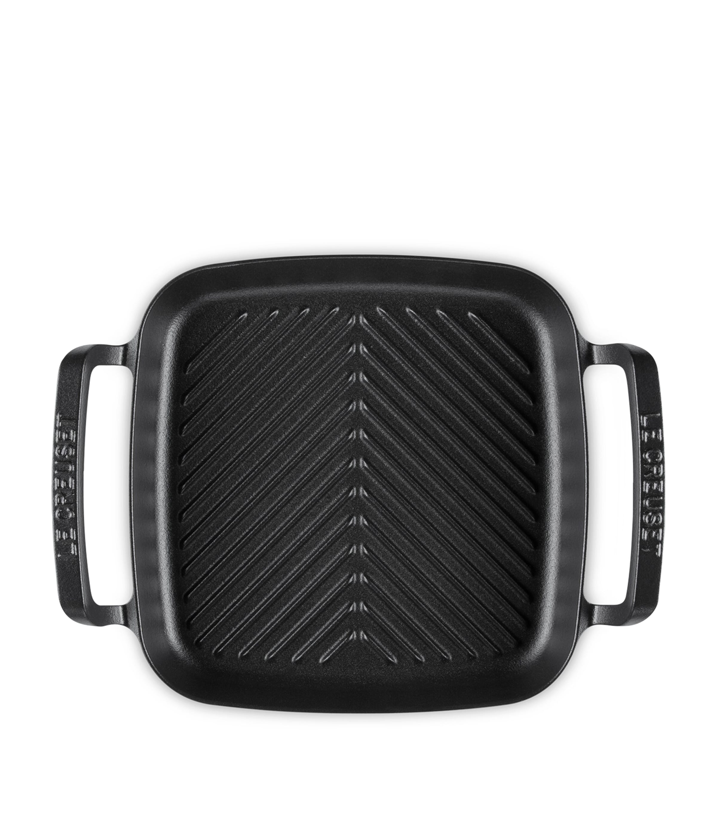 Le Creuset cast iron square BBQ grill 26cm, UK version