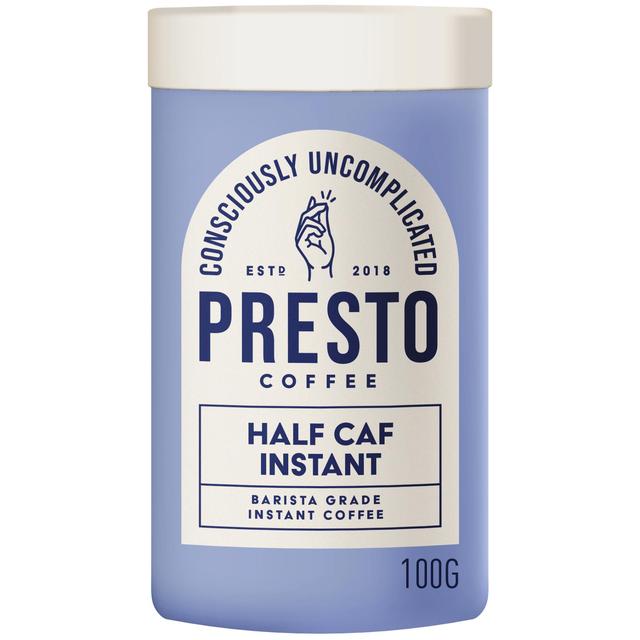 Presto Half Caf Barista Grade Instant Coffee   100g