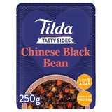 Tilda Tasty Sides Chinese Black Bean Pulses and Vegetables   250g GOODS M&S   