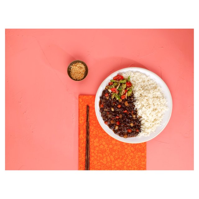 Tilda Tasty Sides Chinese Black Bean Pulses and Vegetables   250g GOODS M&S   