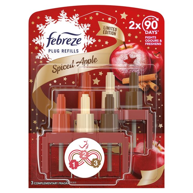 Febreze 3Volution Air Freshener Twin Plug in Refill Spiced Apple   2 x 20ml GOODS M&S   