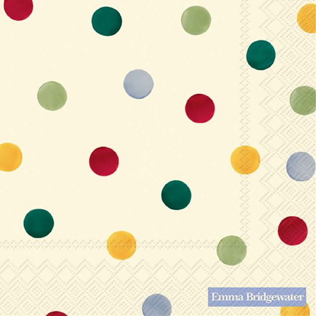 Emma Bridgewater Polka Dots Napkins   20 per pack GOODS M&S   