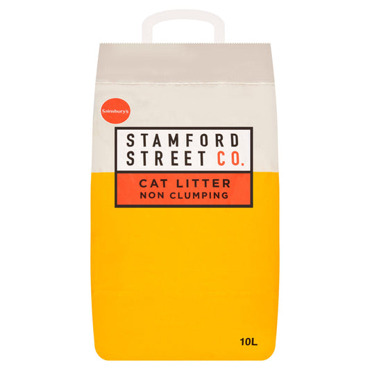 Stamford Street Co. Cat Litter Non Clumping 10L GOODS Sainsburys   