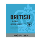 M&S British Lager   4 x 440ml GOODS M&S   