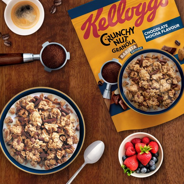 Kellogg's Crunchy Nut Granola Barista Mocha Breakfast   350g