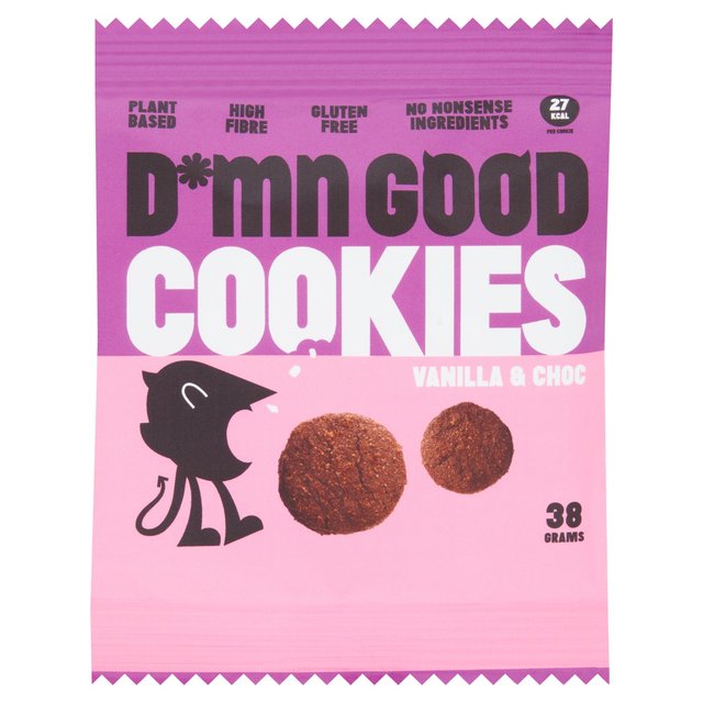 DAMN GOOD Vanilla & Choc Chip Cookies   38g