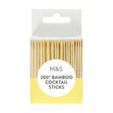 M&S Bamboo Cocktail Sticks   200 per pack GOODS M&S   