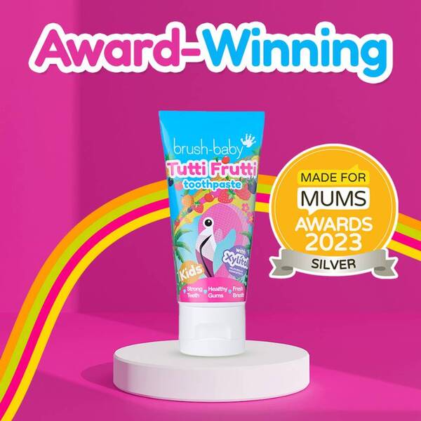 Brush Baby Tutti Frutti toothpaste 50ml, imported from the UK