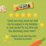 Organix Carrot Cake Organic Soft Oaty Bars Toddler Snack Multipack    6 x 23g GOODS M&S   