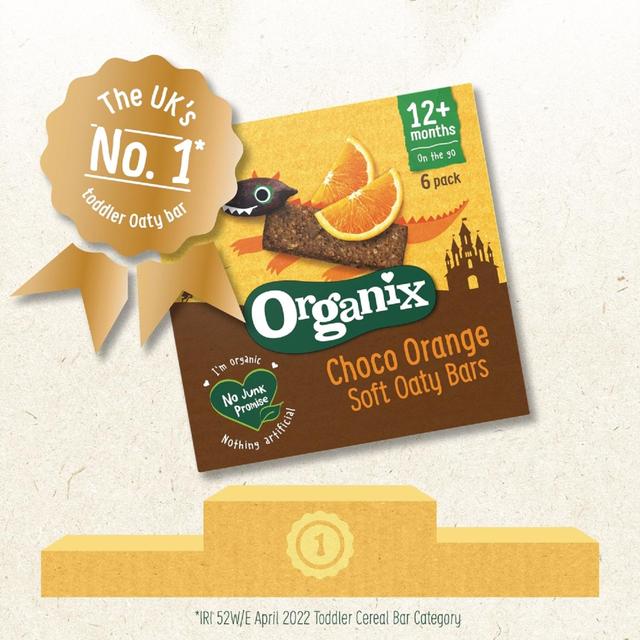 Organix Choco Orange Organic Soft Oaty Bars Toddler Snack Multipack   6 x 23g GOODS M&S   