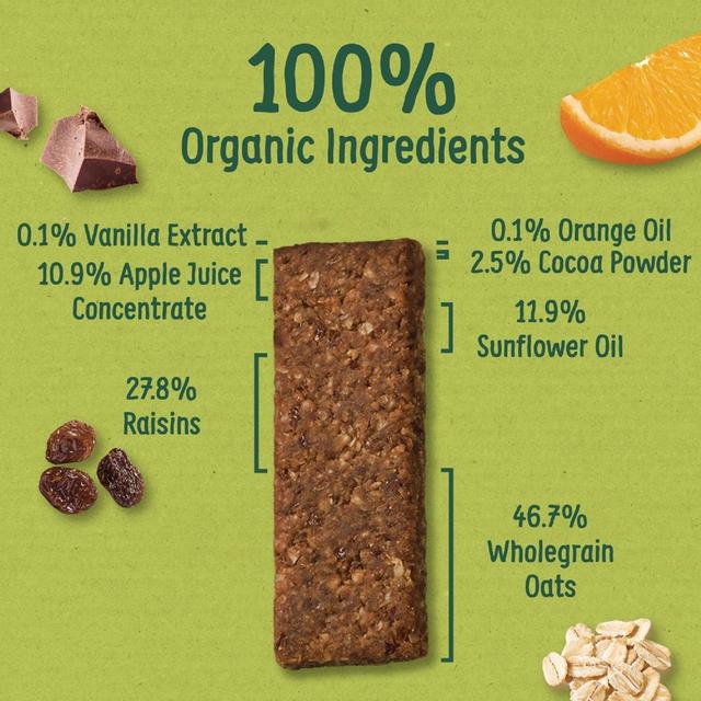 Organix Choco Orange Organic Soft Oaty Bars Toddler Snack Multipack   6 x 23g GOODS M&S   