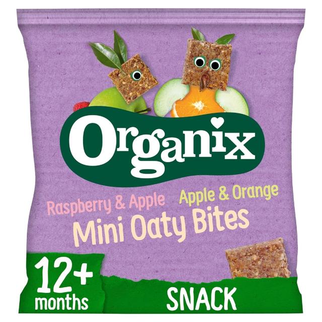 Organix Mini Organic Oaty Toddler Snack Bar Bites   110g