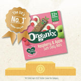 Organix Raspberry & Apple Organic Soft Oaty Bars Toddler Snack Multipack   6 x 23g GOODS M&S   