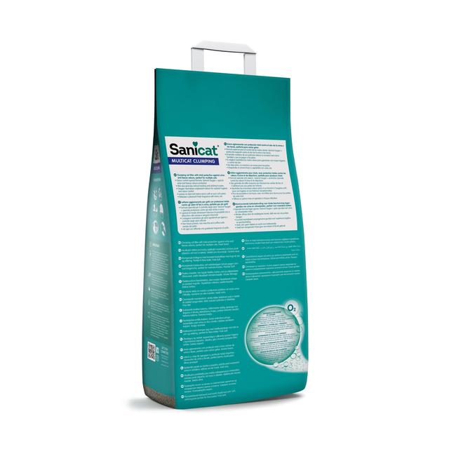 Sanicat Multicat Clumping Cat Litter   12L GOODS M&S   