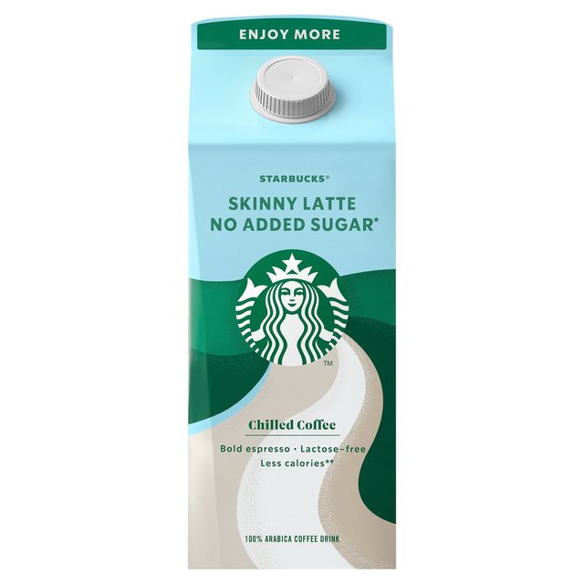 Starbucks Multiserve Skinny Latte No Added Sugar Iced Coffee   750ml GOODS M&S   