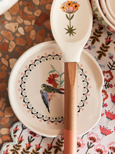 Next Cath Kidston Cream Utensil Set & Spoon Rest- Buy online at McGrocer
