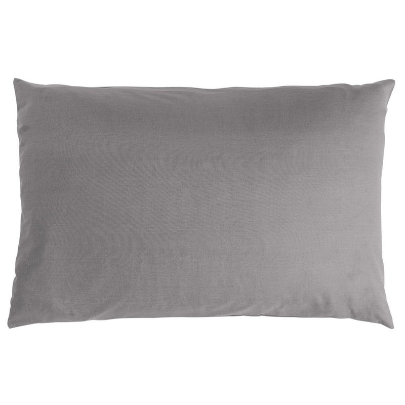 Habitat Easycare Plain Standard Pillowcase Pair - Grey