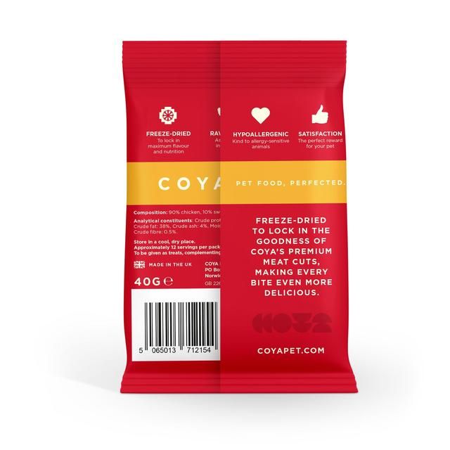 COYA Freeze-Dried Raw Adult Dog Treats Chicken   40g GOODS M&S   