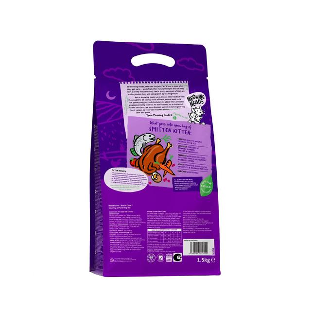 Meowing Heads Smitten Kitten Cat Food   1.5kg