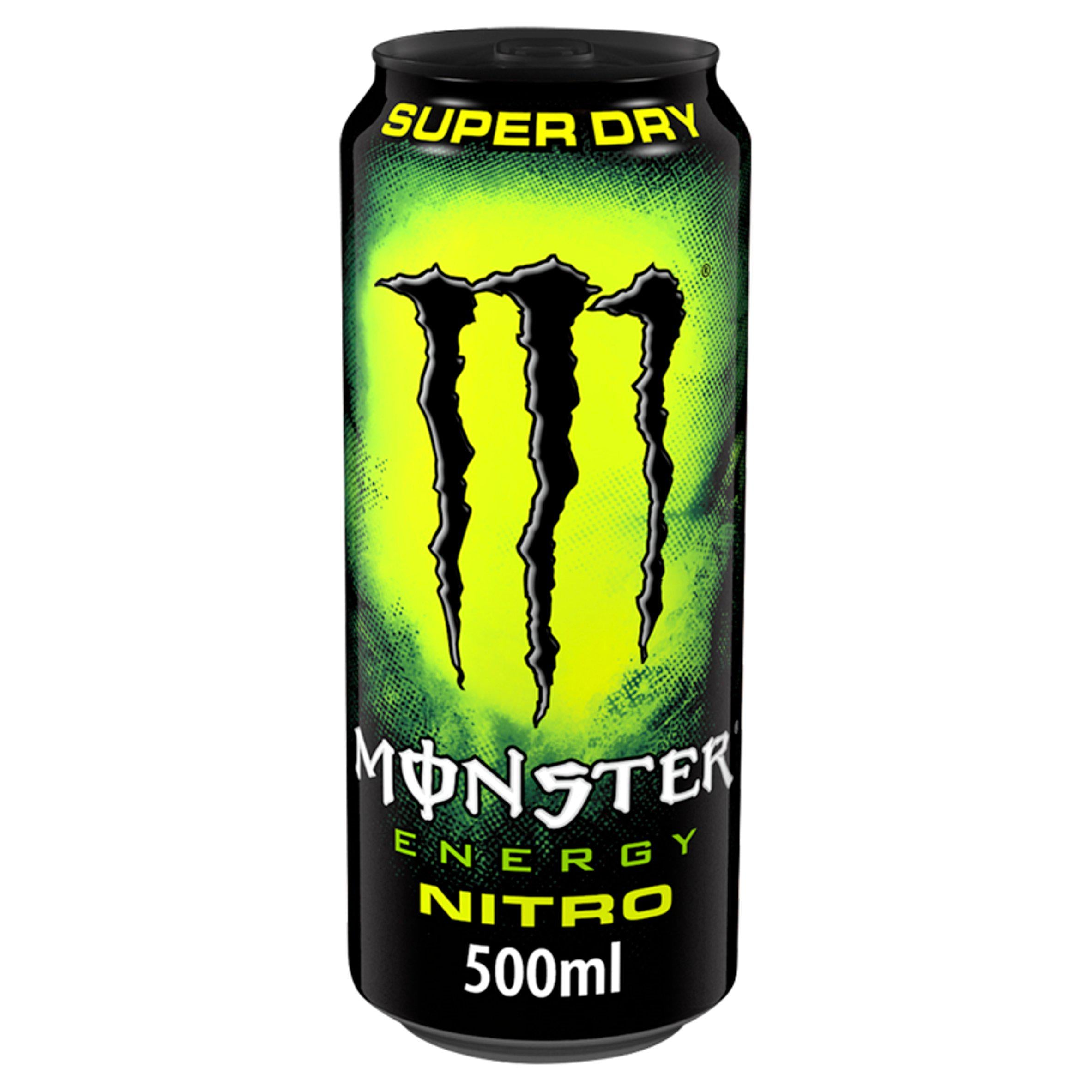 Monster Energy Drink Nitro 500ml All Sainsburys   