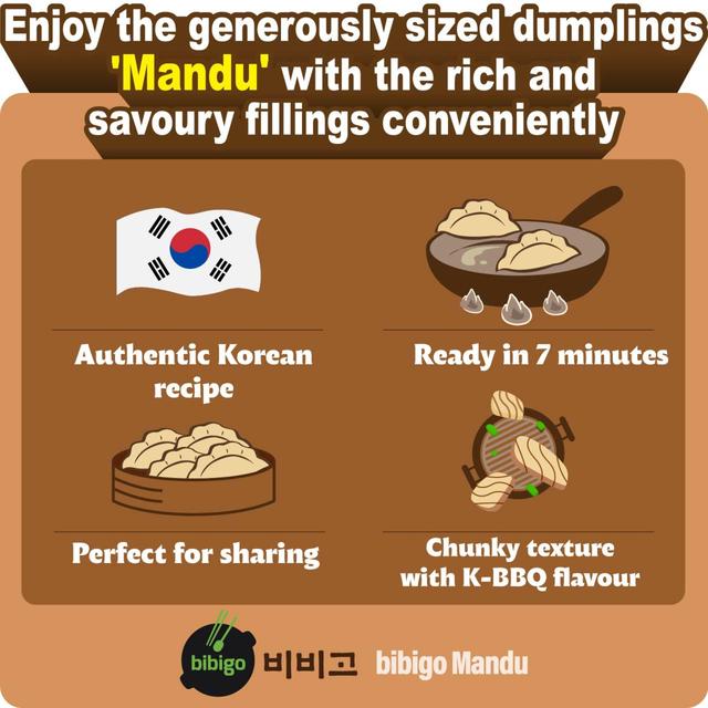 bibigo Korean BBQ Mandu Dumpling   525g GOODS M&S   