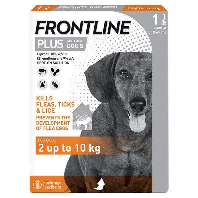 FRONTLINE Plus Small Dog Flea & Tick 2-10kg GOODS M&S   