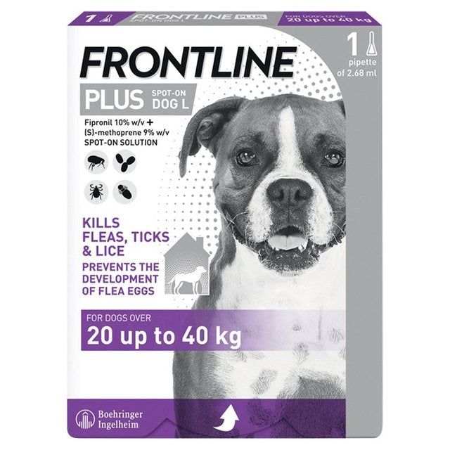 FRONTLINE Plus Large Dog Flea & Tick 20-40kg GOODS M&S   