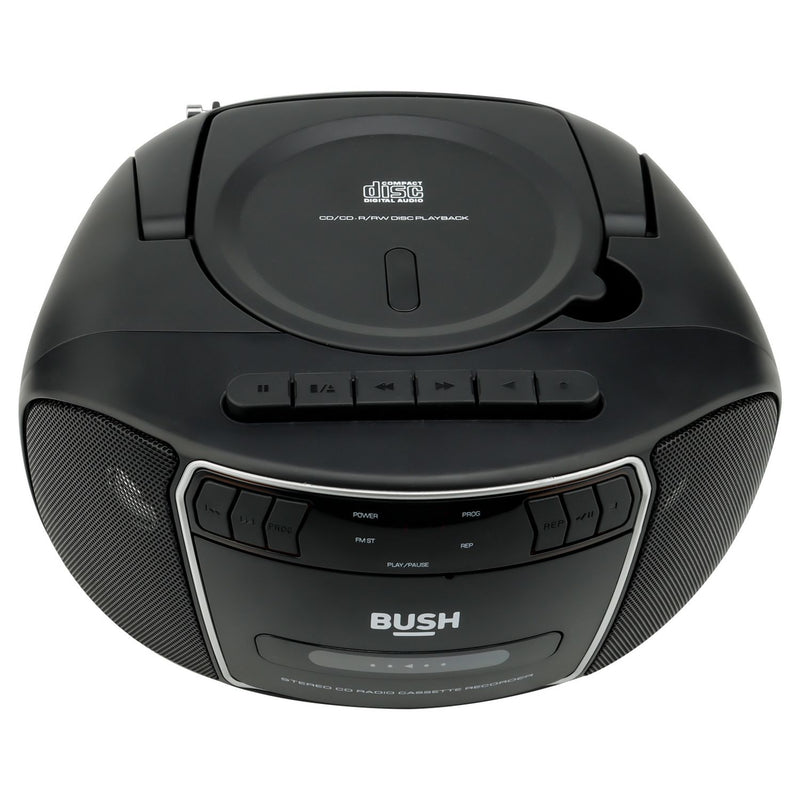 Bush portable CD boombox with FM radio and cassette recorder (British brand)