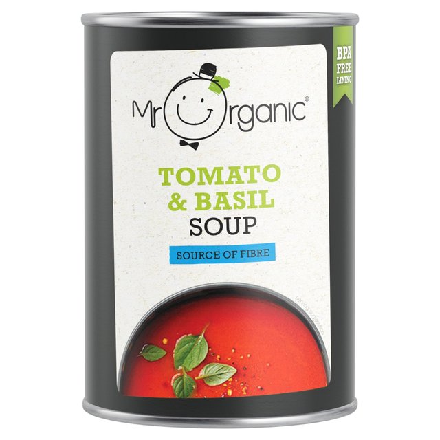 Mr Organic Tomato & Basil Soup   400g