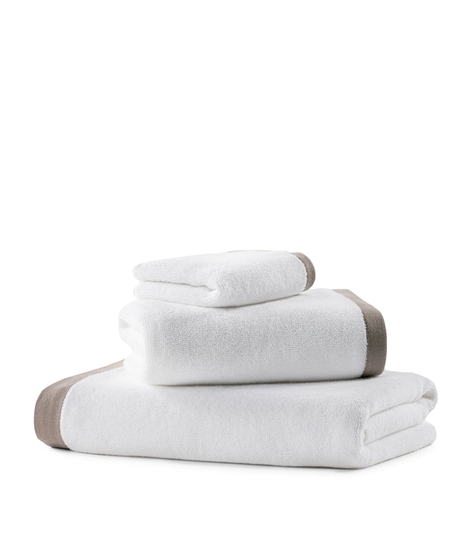 Hamam organic cotton guest towel 30cm x 40cm, imported from the UK