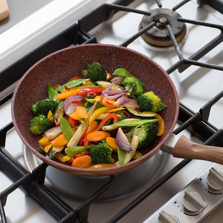 JML non stick copper stone frying pan 24cm, UK version