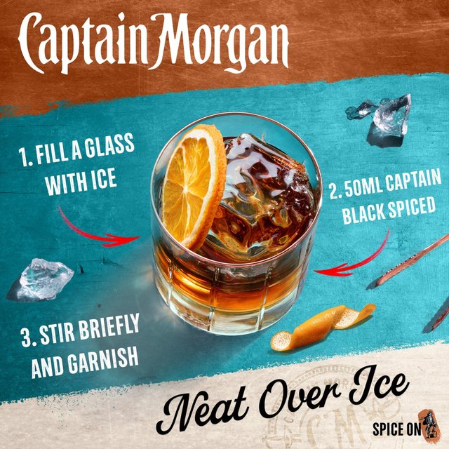 Captain Morgan Black Spiced Spirit Drink   70cl GOODS M&S   