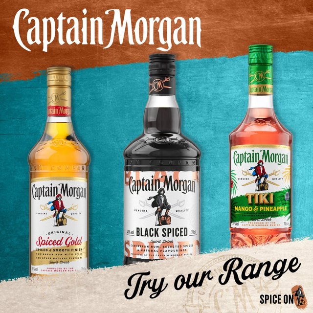 Captain Morgan Black Spiced Spirit Drink   70cl GOODS M&S   