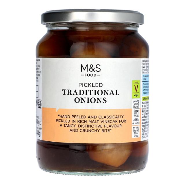 M&S Traditional Pickled Onions    680g