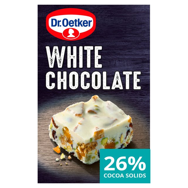 Dr. Oetker White Cooking Chocolate Bar   100g GOODS M&S   